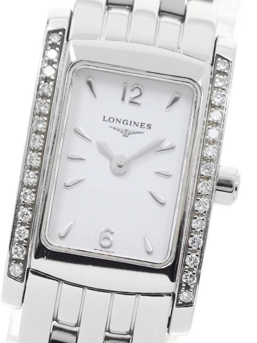 LONGINES Dolce Vita L5.158.0 Side diamond white Dial Quartz Ladies Watch